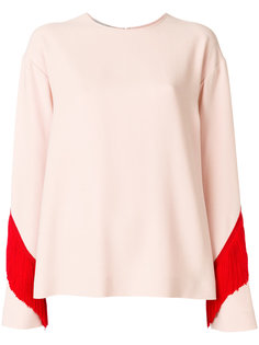 топ с бахромой на рукавах Stella McCartney