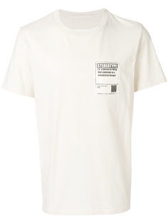 футболка с нашивкой логотипа Maison Margiela
