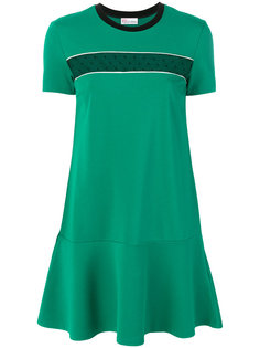 mesh panel mini T-shirt dress Red Valentino