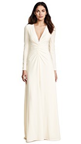 Halston Heritage Ruched Gown