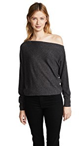 Joie Helice Off Shoulder Cashmere Sweater