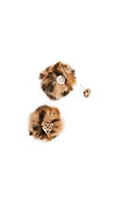 Kate Spade New York Cheetah Reversible Earrings