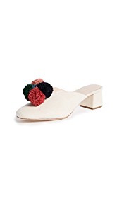 Loeffler Randall Lulu Pom Pom Mules
