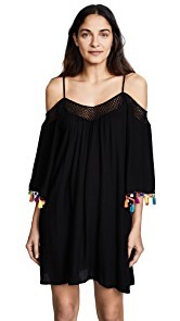 Nanette Lepore Cha Cha Off the Shoulder Cover Up Dress