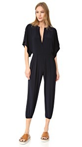 Norma Kamali Kamali Kulture Rectangle Jog Jumpsuit