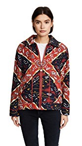 Opening Ceremony Sorority Print Reversible Knit Jacket