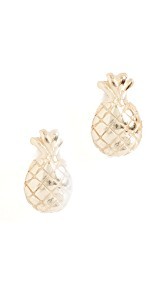 Shashi Tiny Pineapple Earrings