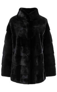 Короткая норковая шуба Nevris Furs