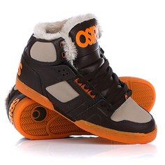 Кеды кроссовки утепленные Osiris Nyc 83 Shr Brown/Orange/Sher