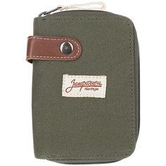 Кошелек Запорожец Zip Wallet Green/Brown
