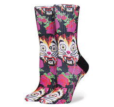 Носки высокие женские Stance Libertine Cat Man Do High Boy Multi