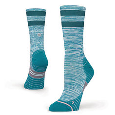 Носки высокие женские Stance Run Womens Uncommon Solid Run Crew Teal