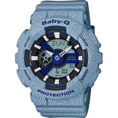 Кварцевые часы женские Casio G-Shock Baby-g ba-110de-2a2 Blue
