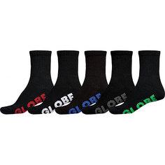 Комлект носков Globe Large Stealth Sock Pack Crew Black