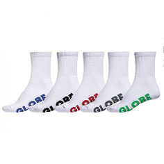 Комлект носков Globe Large Stealth Sock Pack Crew White