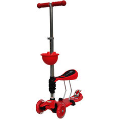 Самокат, красный, ScooterOK Tolocar Baby Hit