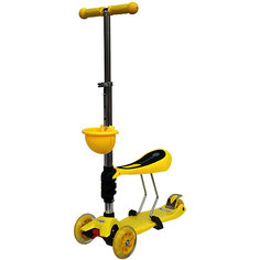 Самокат,желтый, ScooterOK Tolocar Baby Hit