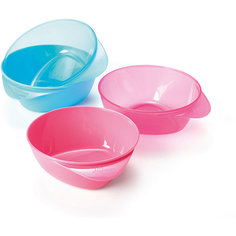 Тарелочки глубокие Tommee Tippee "Explora" 4 шт, розовые