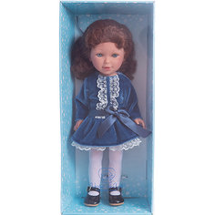 Классическая кукла Vestida de Azul "Весна Санкт-Петербург" Паулина рыжая кудряшка, 33 см