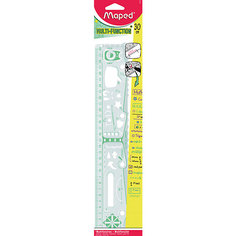 Линейка-трафарет GEONOTES 30 см, Maped
