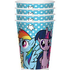 Набор стаканов для праздника My Little Pony "Вместе веселее" 4шт. Daisy Design