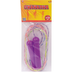 Скакалка ABtoys, 210 см (в ассортименте)