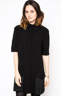 Черное платье на пуговицах Frankie Morello