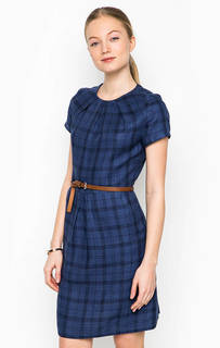 Льняное платье в клетку Barbour