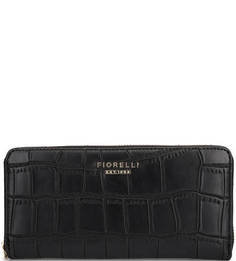 Кошелек на молнии с выделкой под рептилию Fiorelli