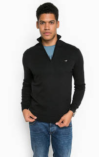 Джемпер из хлопка с молнией на вороте Mustang