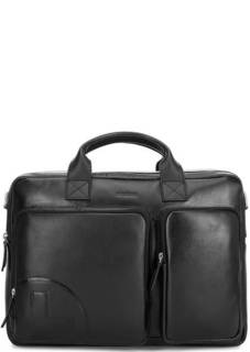Сумка из гладкой кожи с отделением для ноутбука Strellson