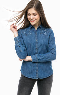 Рубашка из денима на кнопках Wrangler