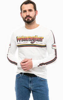 Хлопковая футболка с контрастным принтом Wrangler
