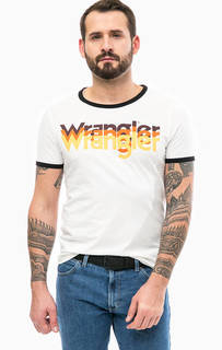 Хлопковая футболка с логотипом бренда Wrangler