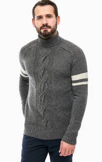 Серый шерстяной свитер Strellson
