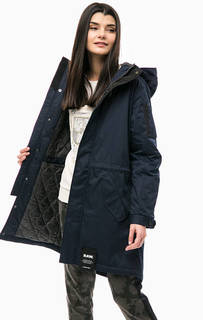 Синяя парка с капюшоном G Star RAW