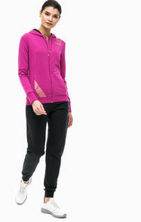 Хлопковый костюм из толстовки и брюк EA7