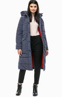 Синяя куртка с капюшоном и карманами Drykorn