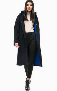 Шерстяное пальто с капюшоном Drykorn