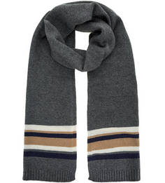 Шарф серого цвета United Colors of Benetton