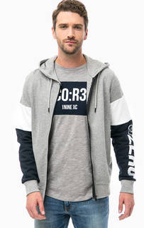 Хлопковая толстовка с капюшоном Jack & Jones