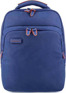 Синий вместительный рюкзак на молнии Mandarina Duck
