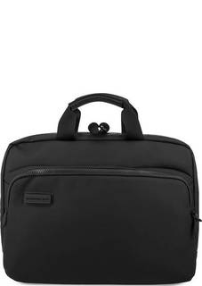 Вместительная черная сумка с одним отделом Mandarina Duck
