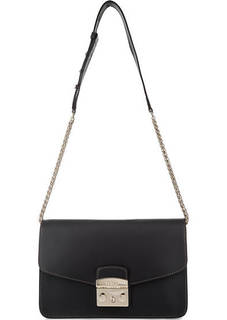 Сумка из гладкой кожи с откидным клапаном Furla