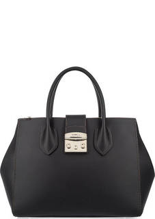 Сумка из гладкой кожи с плечевым ремнем Furla