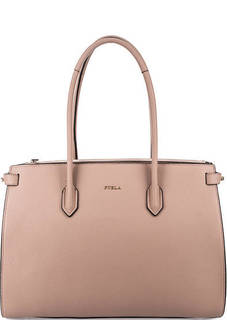 Кожаная сумка с двумя отделами Furla