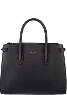 Сумка из натуральной кожи с двумя отделами Furla