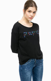 Футболка из хлопка с длинными рукавами Pepe Jeans