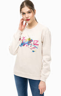 Хлопковый свитшот с вышивкой Pepe Jeans