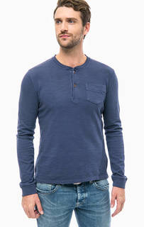 Синяя футболка с длинными рукавами Pepe Jeans